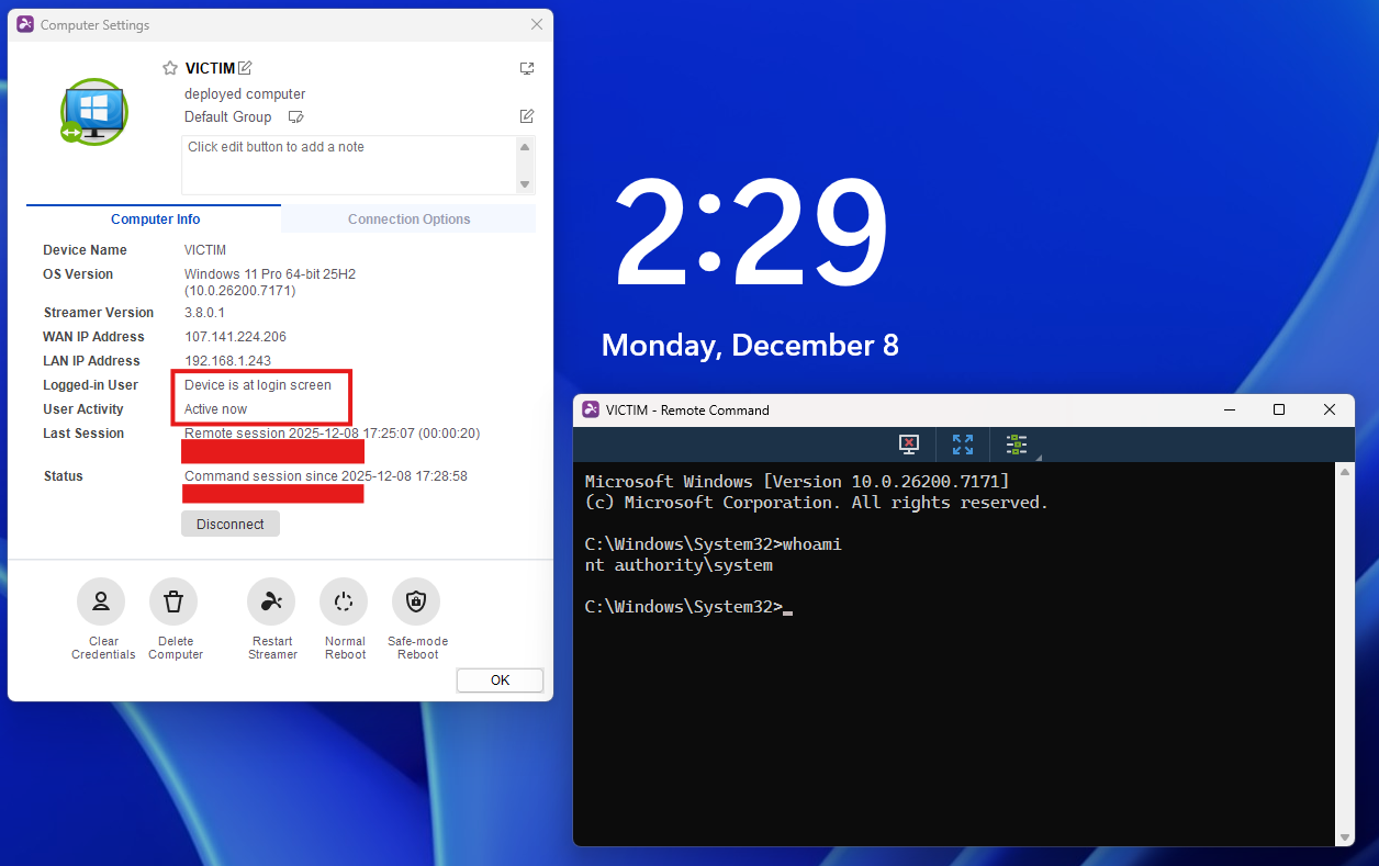 Splashtop monitoring
